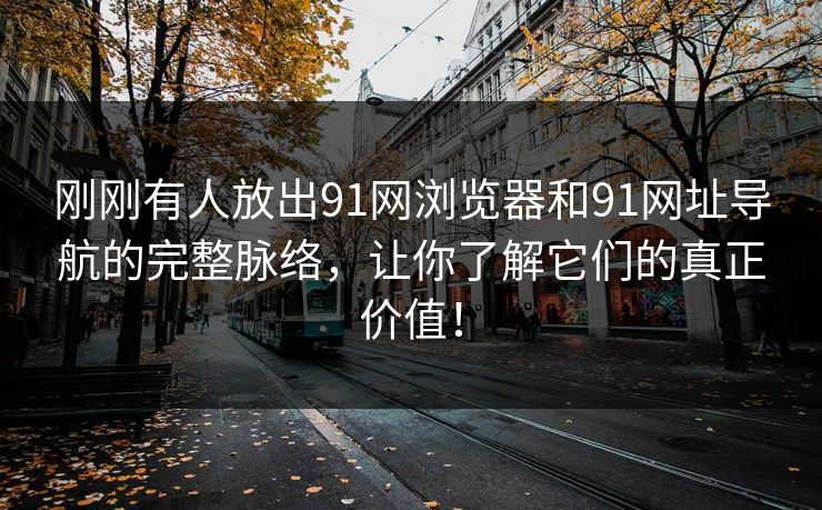 刚刚有人放出91网浏览器和91网址导航的完整脉络，让你了解它们的真正价值！